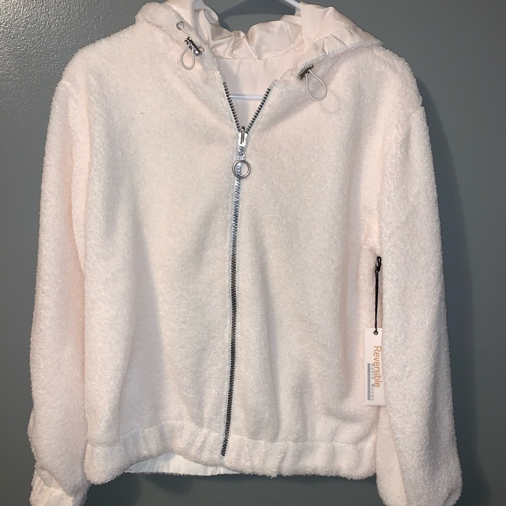 Forever 21 Fuzzy Reversible Jacket